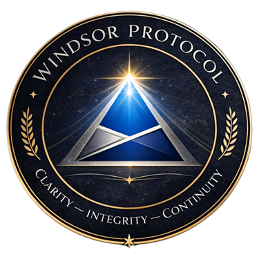 The Official Seal of The Windsor Protocol and Grace Windsor Institute